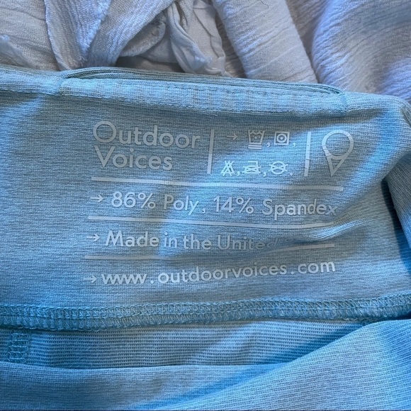 Outdoor Voices Mint Green Workout Leggings XS - Picture 4 of 6